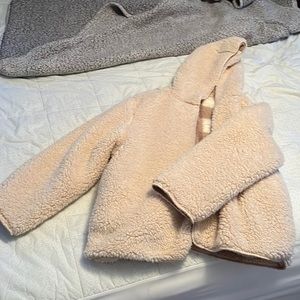 Women’s size large reversible sherpa jacket